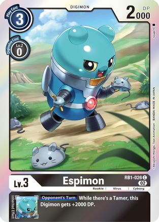 Espimon (RB1-026) - Resurgence Booster Foil - Premium Digimon Single from Bandai - Just $0.25! Shop now at Game Crave Tournament Store