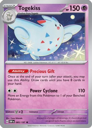 Togekiss 85 - Deck Exclusives - Premium Pokemon Single from Nintendo - Just $0.50! Shop now at Game Crave Tournament Store