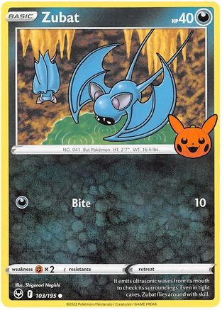 Zubat 103 - Trick or Trade BOOster Bundle 2023 - Premium Pokemon Single from Nintendo - Just $0.25! Shop now at Game Crave Tournament Store