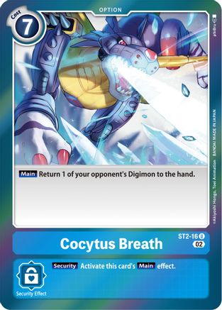 Cocytus Breath (Resurgence Booster Reprint) (ST2-16) - Resurgence Booster Foil - Premium Digimon Single from Bandai - Just $0.25! Shop now at Game Crave Tournament Store