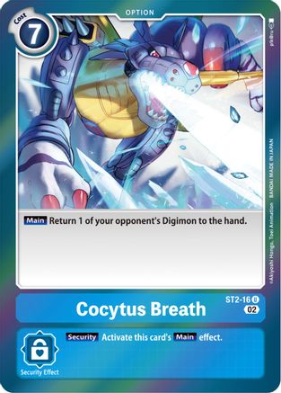 Cocytus Breath (Resurgence Booster Reprint) (ST2-16) - Resurgence Booster Foil - Premium Digimon Single from Bandai - Just $0.13! Shop now at Game Crave Tournament Store