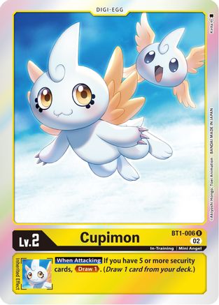Cupimon (Resurgence Booster Reprint) (BT1-006) - Resurgence Booster Foil - Premium Digimon Single from Bandai - Just $0.25! Shop now at Game Crave Tournament Store