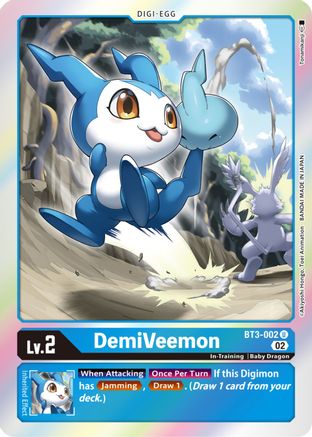 DemiVeemon (Resurgence Booster Reprint) (BT3-002) - Resurgence Booster Foil - Premium Digimon Single from Bandai - Just $0.08! Shop now at Game Crave Tournament Store