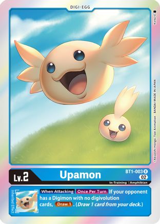 Upamon - BT1-003 (Resurgence Booster Reprint) (BT1-003) - Resurgence Booster Foil - Premium Digimon Single from Bandai - Just $0.25! Shop now at Game Crave Tournament Store