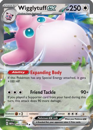 Wigglytuff ex - 040/165 40 - SV Scarlet and Violet 151 Holofoil - Premium Pokemon Single from Nintendo - Just $0.56! Shop now at Game Crave Tournament Store