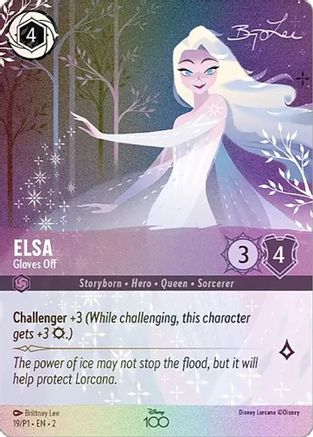 Elsa - Gloves Off (Alternate Art) (19) - Disney100 Promos Holofoil - Premium Lorcana Single from Disney100 Promos - Just $2.63! Shop now at Game Crave Tournament Store