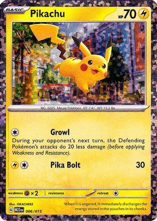 Pikachu 6 - McDonalds Promos 2023 Holofoil - Premium Pokemon Single from Nintendo - Just $1.77! Shop now at Game Crave Tournament Store