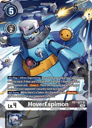 HoverEspimon (Textured Alternate Art) (RB1-027) - Resurgence Booster Foil - Premium Digimon Single from Bandai - Just $4.90! Shop now at Game Crave Tournament Store