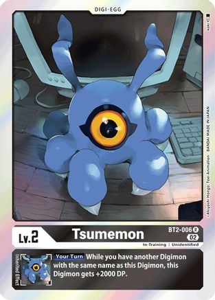 Tsumemon (Resurgence Booster Reprint) (BT2-006) - Resurgence Booster Foil - Premium Digimon Single from Bandai - Just $0.26! Shop now at Game Crave Tournament Store