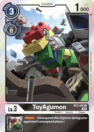 ToyAgumon (Resurgence Booster Reprint) (BT2-055) - Resurgence Booster Foil - Premium Digimon Single from Bandai - Just $0.25! Shop now at Game Crave Tournament Store