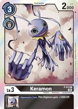 Keramon - P-013 (Resurgence Booster Reprint) (P-013) - Resurgence Booster Foil - Premium Digimon Single from Bandai - Just $0.08! Shop now at Game Crave Tournament Store