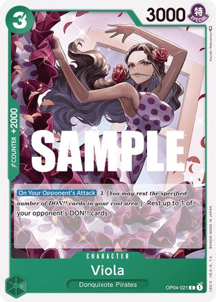 Viola (OP04-021) - Kingdoms of Intrigue - Premium One Piece Single from Bandai - Just $0.25! Shop now at Game Crave Tournament Store