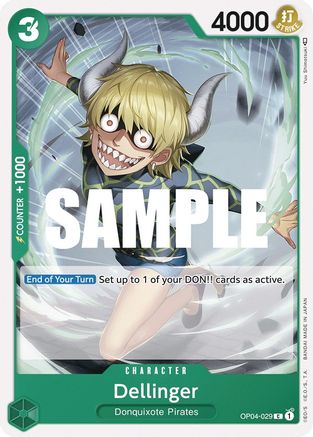 Dellinger (OP04-029) - Kingdoms of Intrigue - Premium One Piece Single from Bandai - Just $0.18! Shop now at Game Crave Tournament Store