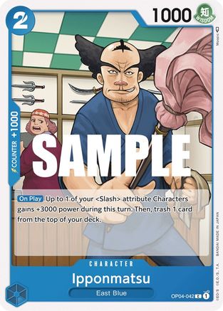 Ipponmatsu (OP04-042) - Kingdoms of Intrigue - Premium One Piece Single from Bandai - Just $0.08! Shop now at Game Crave Tournament Store