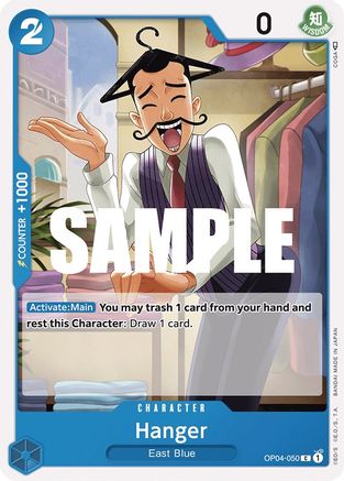 Hanger (OP04-050) - Kingdoms of Intrigue - Premium One Piece Single from Bandai - Just $0.25! Shop now at Game Crave Tournament Store