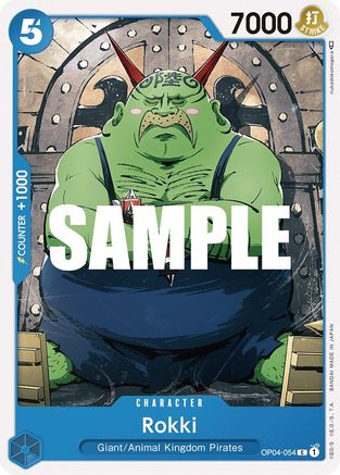 Rokki (OP04-054) - Kingdoms of Intrigue - Premium One Piece Single from Bandai - Just $0.08! Shop now at Game Crave Tournament Store