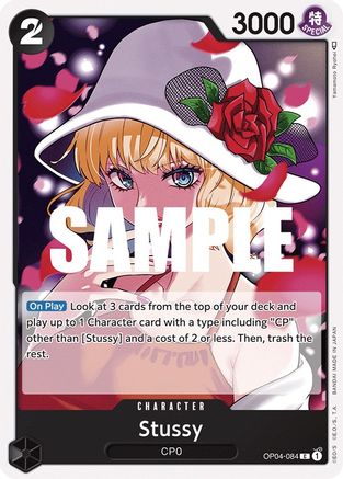 Stussy (OP04-084) - Kingdoms of Intrigue - Premium One Piece Single from Bandai - Just $0.08! Shop now at Game Crave Tournament Store
