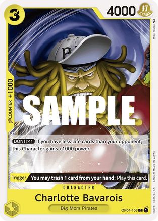 Charlotte Bavarois (OP04-106) - Kingdoms of Intrigue - Premium One Piece Single from Bandai - Just $0.25! Shop now at Game Crave Tournament Store