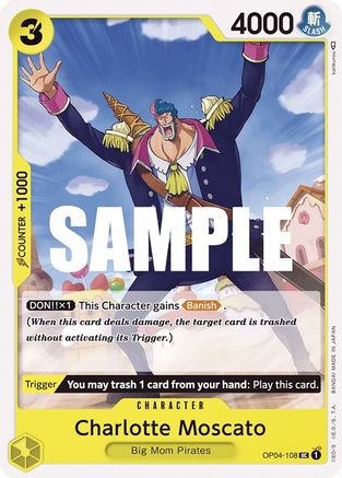 Charlotte Moscato (OP04-108) - Kingdoms of Intrigue - Premium One Piece Single from Bandai - Just $0.25! Shop now at Game Crave Tournament Store