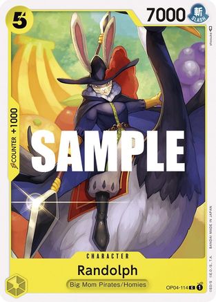 Randolph (OP04-114) - Kingdoms of Intrigue - Premium One Piece Single from Bandai - Just $0.08! Shop now at Game Crave Tournament Store