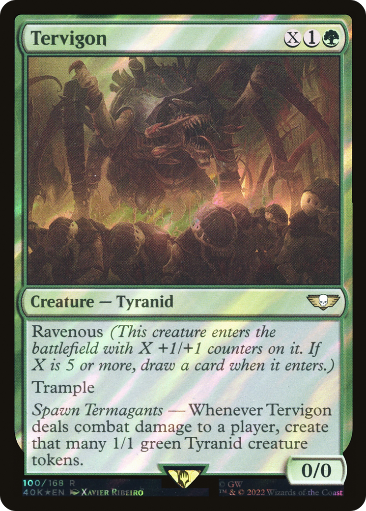 Tervigon (40K-100★) - Warhammer 40,000 Commander Foil - Premium MTG Single from Wizards of the Coast - Just $1.50! Shop now at Game Crave Tournament Store