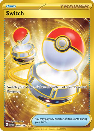 Switch - 206/165 206 - SV Scarlet and Violet 151 Holofoil - Premium Pokemon Single from Nintendo - Just $2.74! Shop now at Game Crave Tournament Store