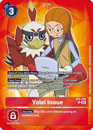 Yolei Inoue (Tamer Party Pack -The Beginning-) (BT8-085) - New Awakening Foil - Premium Digimon Single from Bandai - Just $0.25! Shop now at Game Crave Tournament Store