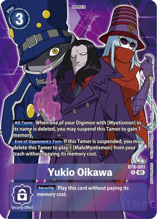 Yukio Oikawa (Tamer Party Pack -The Beginning-) (BT8-093) - New Awakening Foil - Premium Digimon Single from Bandai - Just $2.11! Shop now at Game Crave Tournament Store