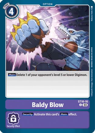Baldy Blow (ST16-16) - Starter Deck 16: Wolf of Friendship - Premium Digimon Single from Bandai - Just $0.08! Shop now at Game Crave Tournament Store