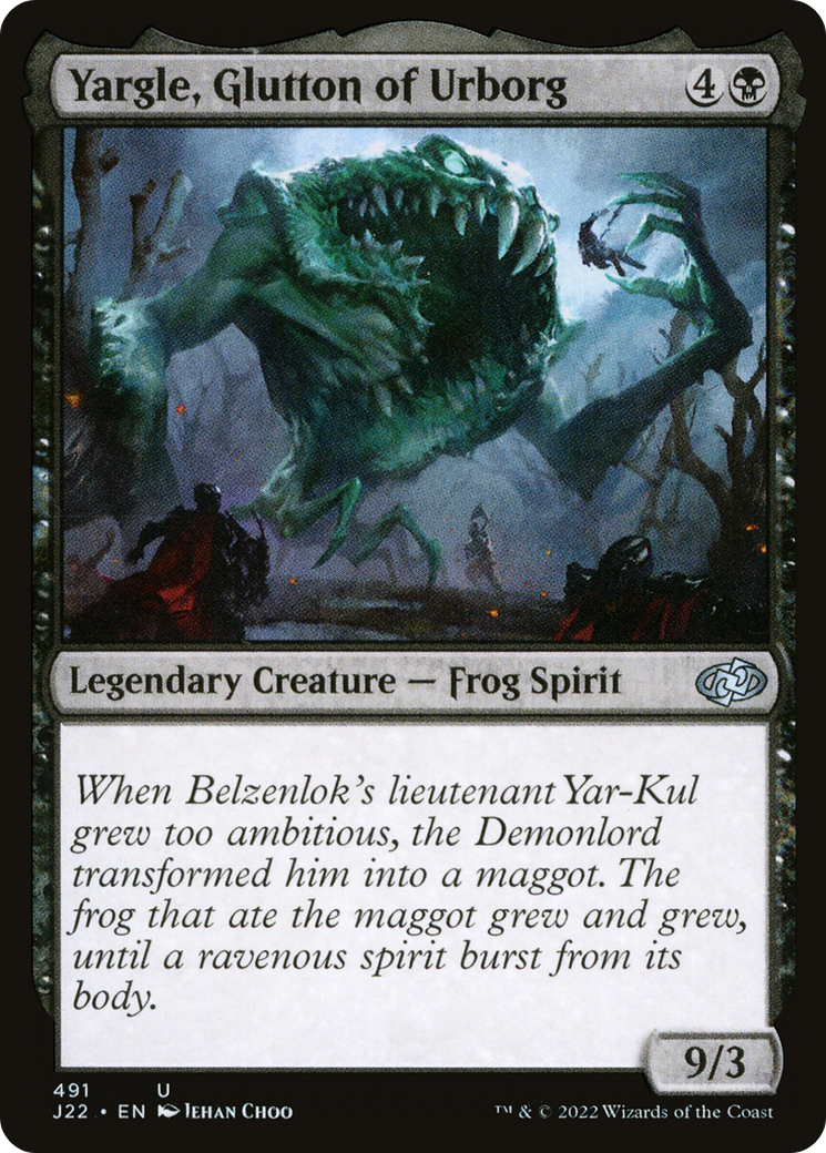 Yargle, Glutton of Urborg (J22-491) - Jumpstart 2022 - Premium MTG Single from Wizards of the Coast - Just $0.25! Shop now at Game Crave Tournament Store