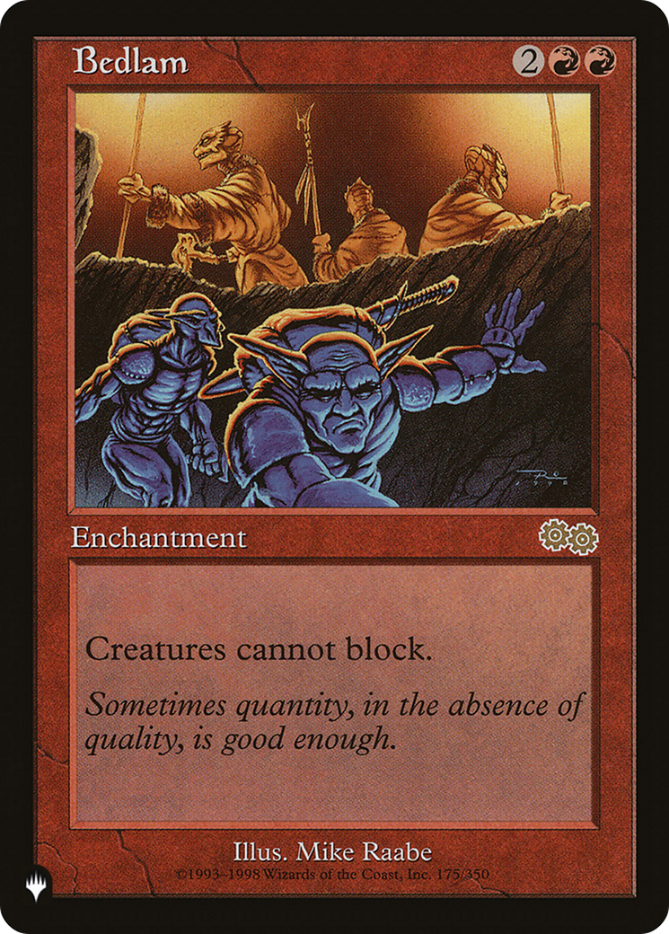 Bedlam (PLIST-681) - The List - Premium MTG Single from Wizards of the Coast - Just $1.94! Shop now at Game Crave Tournament Store