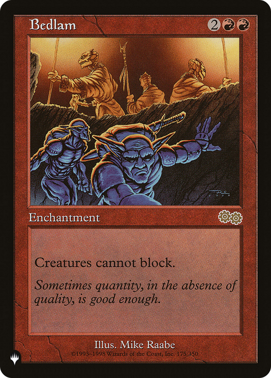 Bedlam (PLIST-681) - The List - Premium MTG Single from Wizards of the Coast - Just $1.94! Shop now at Game Crave Tournament Store