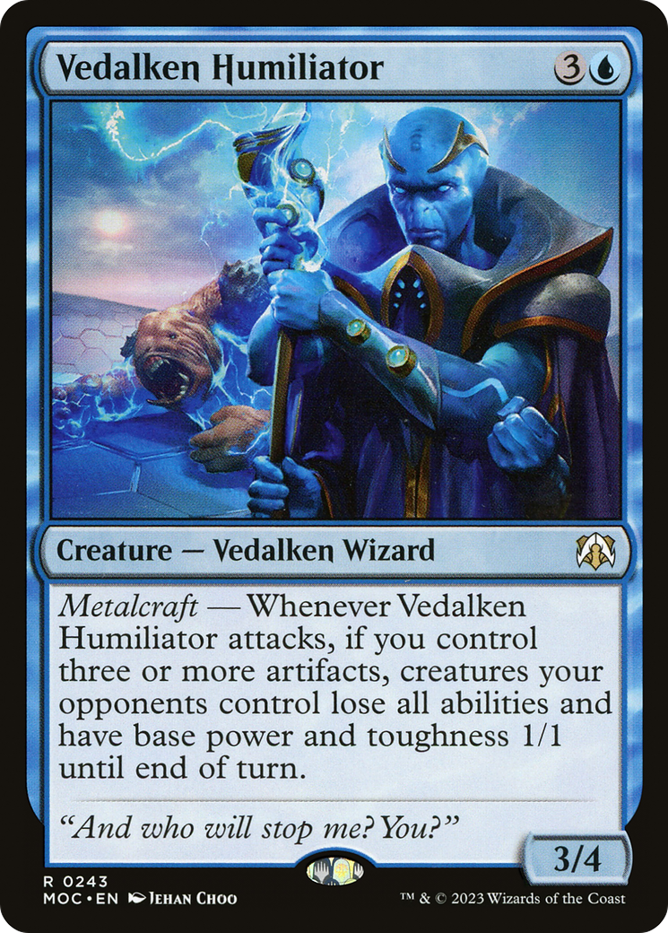 Vedalken Humiliator (MOC-243) - March of the Machine Commander - Premium MTG Single from Wizards of the Coast - Just $0.08! Shop now at Game Crave Tournament Store