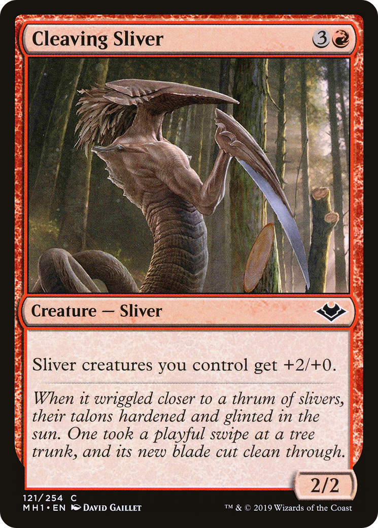 Cleaving Sliver (MH1-121) - Modern Horizons - Premium MTG Single from Wizards of the Coast - Just $0.08! Shop now at Game Crave Tournament Store