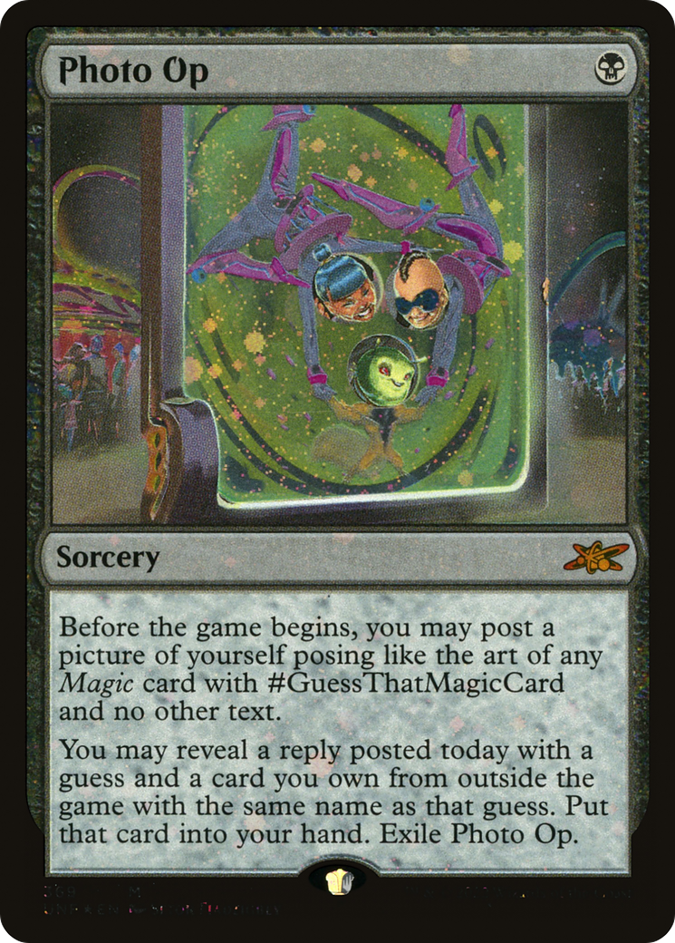 Photo Op (UNF-369) - Unfinity Foil - Premium MTG Single from Wizards of the Coast - Just $0.25! Shop now at Game Crave Tournament Store