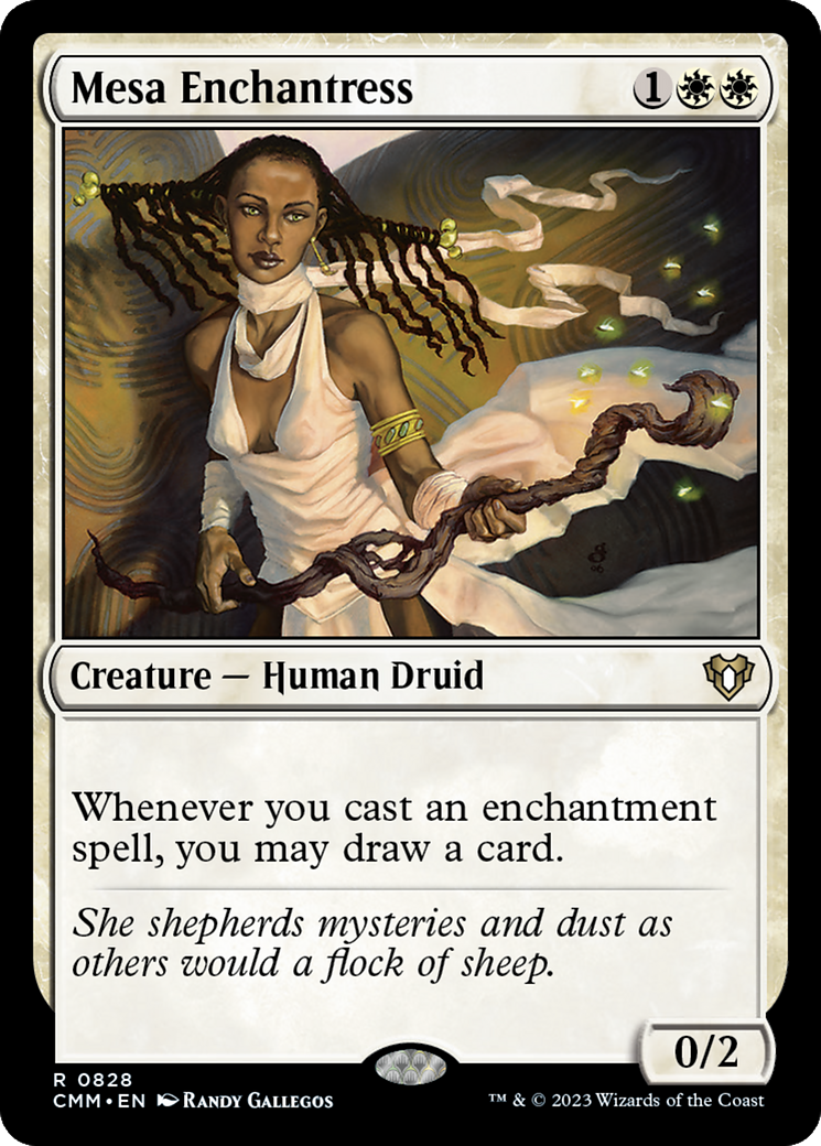 Mesa Enchantress (CMM-828) - Commander Masters - Premium MTG Single from Wizards of the Coast - Just $0.09! Shop now at Game Crave Tournament Store