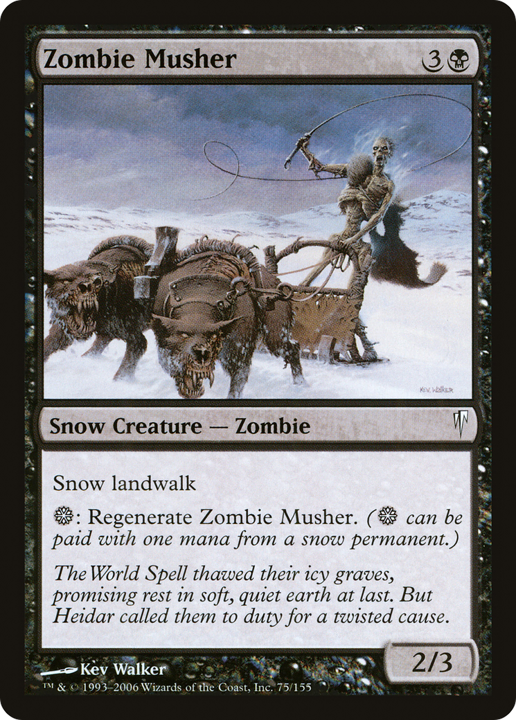 Zombie Musher (CSP-075) - Coldsnap - Premium MTG Single from Wizards of the Coast - Just $0.08! Shop now at Game Crave Tournament Store