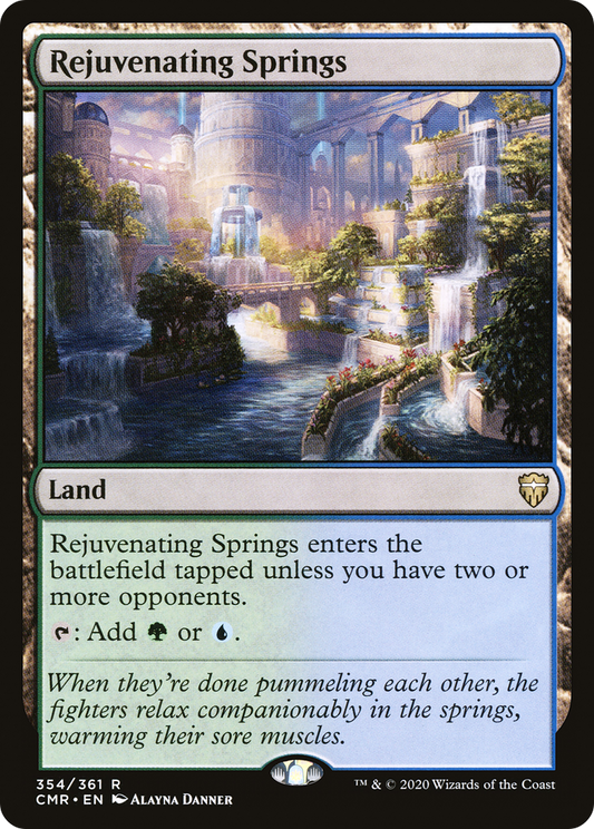 Rejuvenating Springs (CMR-354) - Commander Legends - Premium MTG Single from Wizards of the Coast - Just $4.04! Shop now at Game Crave Tournament Store