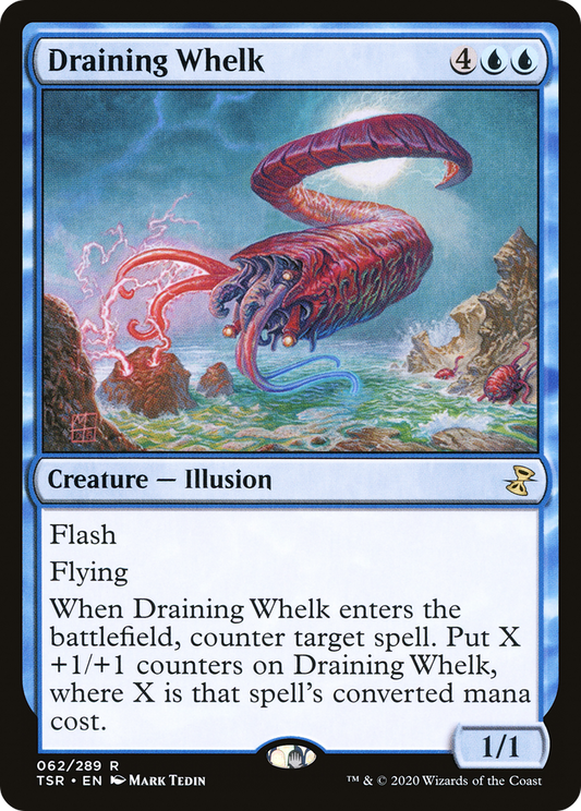 Draining Whelk (TSR-062) - Time Spiral Remastered - Premium MTG Single from Wizards of the Coast - Just $0.08! Shop now at Game Crave Tournament Store