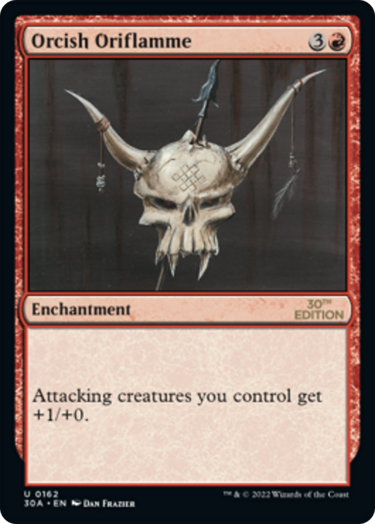 Orcish Oriflamme (30A-162) - 30th Anniversary Edition - Premium MTG Single from Wizards of the Coast - Just $0.11! Shop now at Game Crave Tournament Store