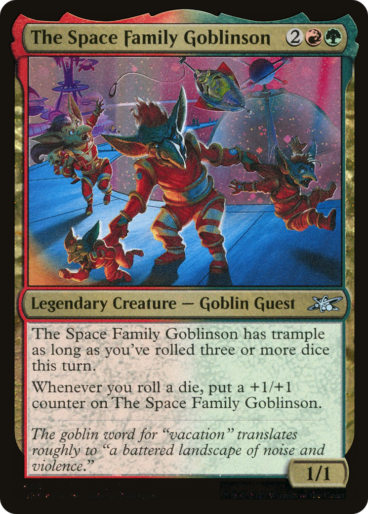 The Space Family Goblinson (UNF-465) - Unfinity Foil - Premium MTG Single from Wizards of the Coast - Just $0.55! Shop now at Game Crave Tournament Store