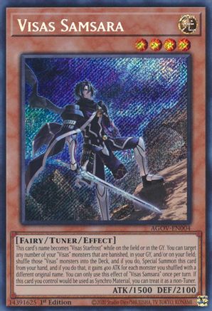 Visas Samsara (AGOV-EN004) - Age of Overlord 1st Edition - Premium Yugioh Single from Konami - Just $0.65! Shop now at Game Crave Tournament Store