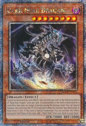 Dark Hole Dragon (Quarter Century Secret Rare) (AGOV-EN020) - Age of Overlord 1st Edition - Premium Yugioh Single from Konami - Just $12.94! Shop now at Game Crave Tournament Store