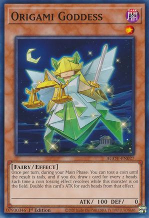 Origami Goddess (AGOV-EN027) - Age of Overlord 1st Edition - Premium Yugioh Single from Konami - Just $0.25! Shop now at Game Crave Tournament Store