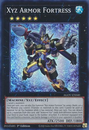 Xyz Armor Fortress (AGOV-EN040) - Age of Overlord 1st Edition - Premium Yugioh Single from Konami - Just $0.16! Shop now at Game Crave Tournament Store