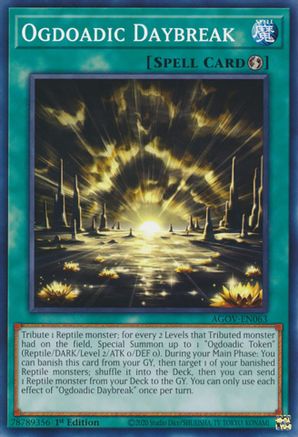 Ogdoadic Daybreak (AGOV-EN063) - Age of Overlord 1st Edition - Premium Yugioh Single from Konami - Just $0.25! Shop now at Game Crave Tournament Store