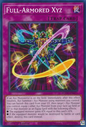 Full-Armored Xyz (AGOV-EN071) - Age of Overlord 1st Edition - Premium Yugioh Single from Konami - Just $0.08! Shop now at Game Crave Tournament Store