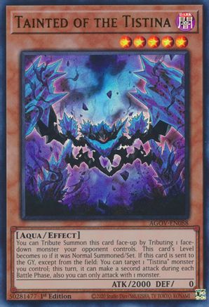 Tainted of the Tistina (AGOV-EN088) - Age of Overlord 1st Edition - Premium Yugioh Single from Konami - Just $0.08! Shop now at Game Crave Tournament Store
