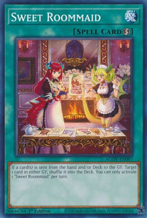 Sweet Roommaid (AGOV-EN097) - Age of Overlord 1st Edition - Premium Yugioh Single from Konami - Just $0.25! Shop now at Game Crave Tournament Store