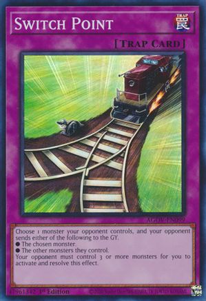 Switch Point (AGOV-EN099) - Age of Overlord 1st Edition - Premium Yugioh Single from Konami - Just $0.25! Shop now at Game Crave Tournament Store